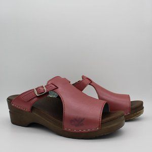 Sanita Pink Mule Sandals (Size 40 EU)